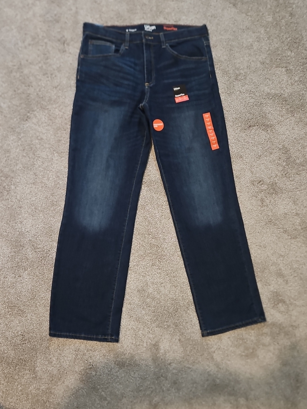 NWT Urban Pipeline Boy's Sz 18 Indigo Straight Jeans